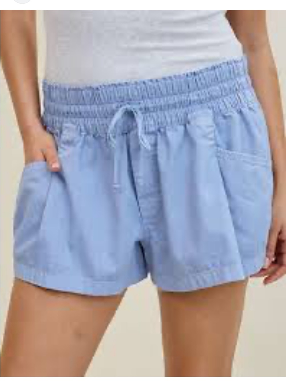 Aerie Boho Shorts in Monaco Blue